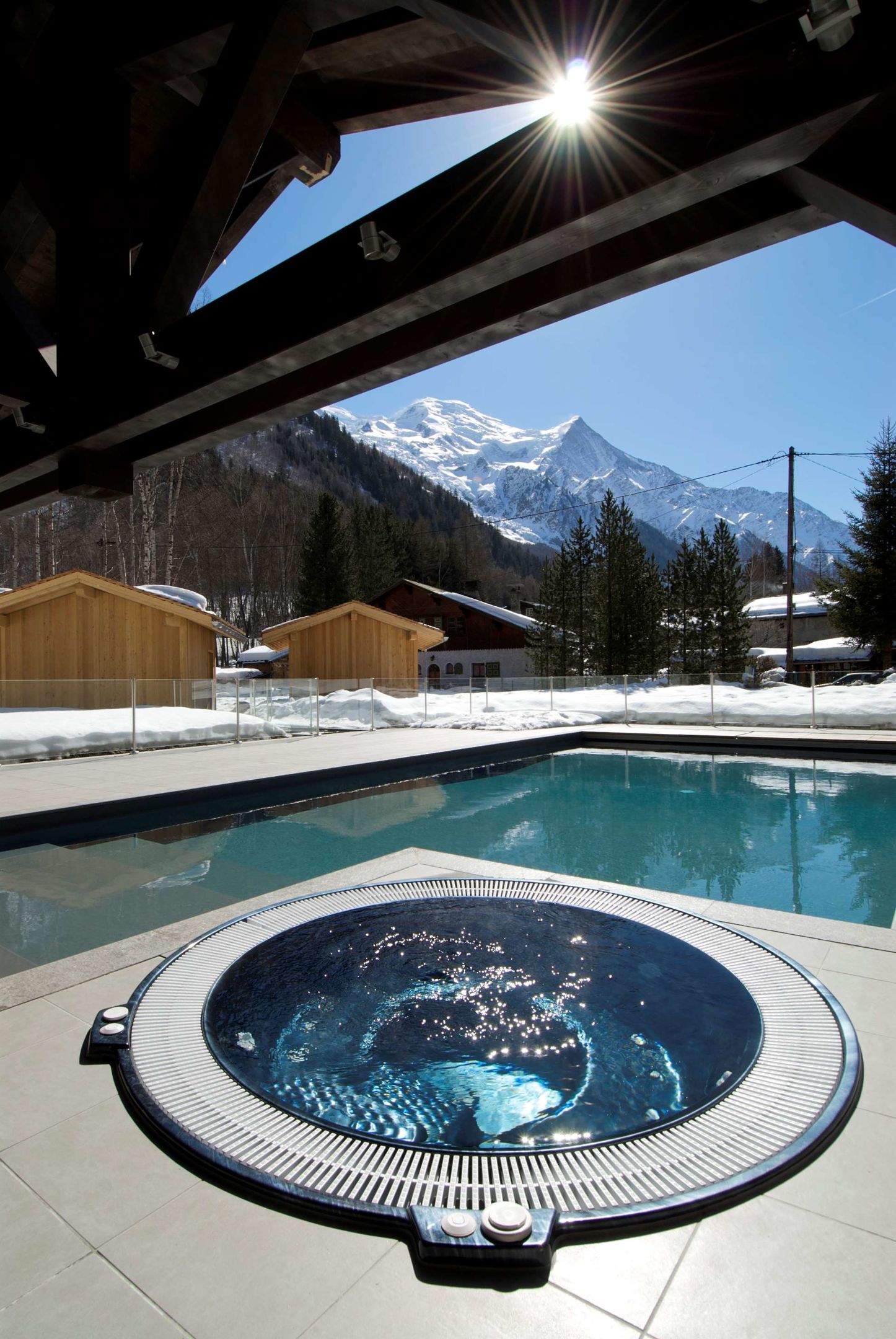 L'Hôtel Le Refuge des Aiglons Outdoor Pool