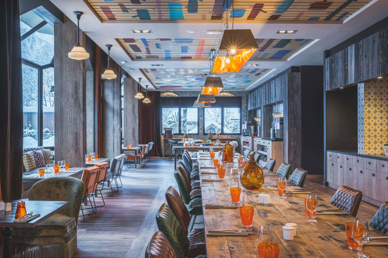 L'Hôtel Le Refuge des Aiglons Bar