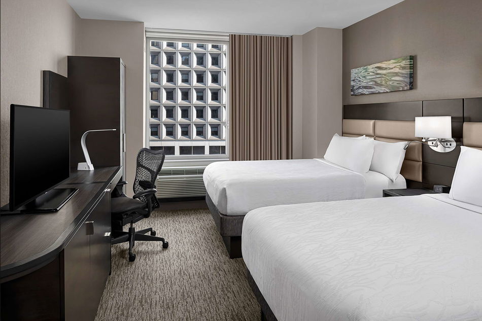 Hilton Garden Inn NYC Financial Center Manhattan Downtown Room Example