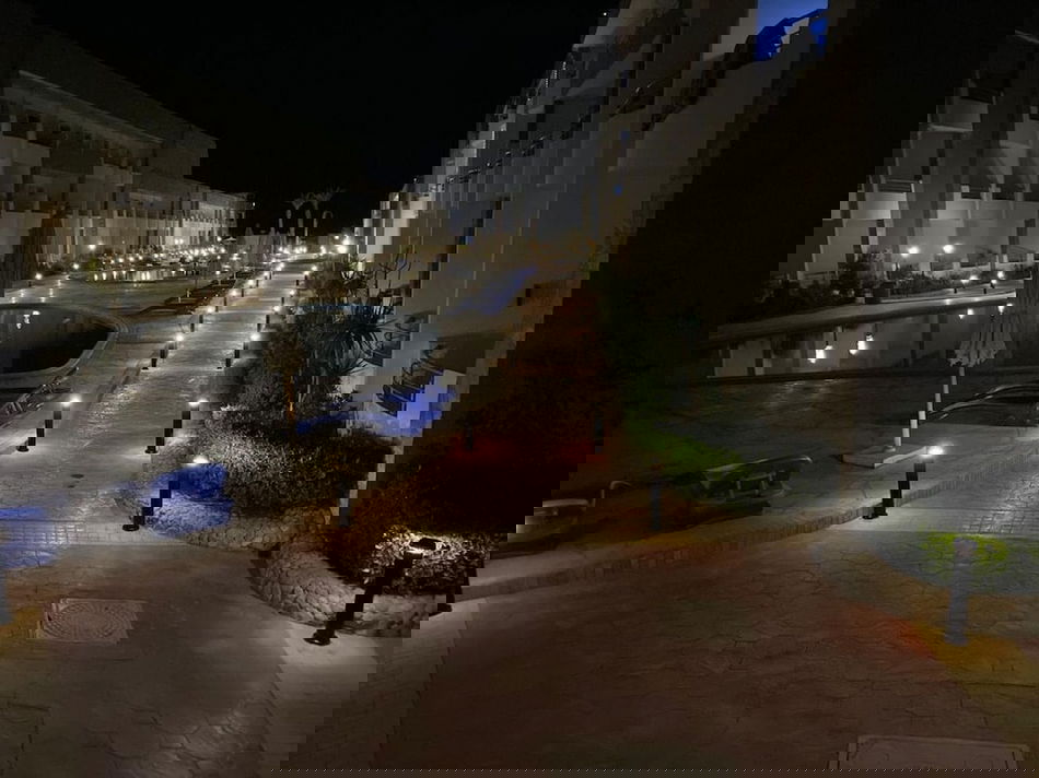 Front of property - evening/night